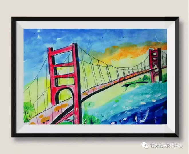 海珠桥画图片